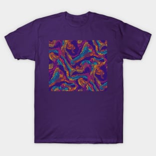 Rainbow Beach Waves T-Shirt